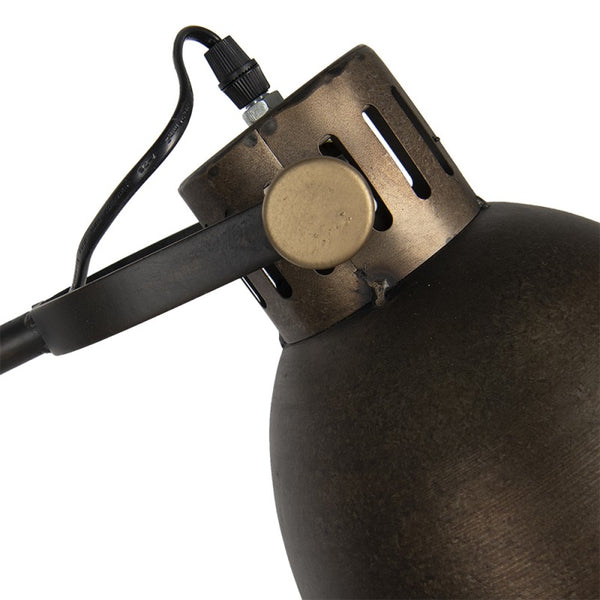 Lampada da Tavolo in Ferro color Rame 20x62x60 cm