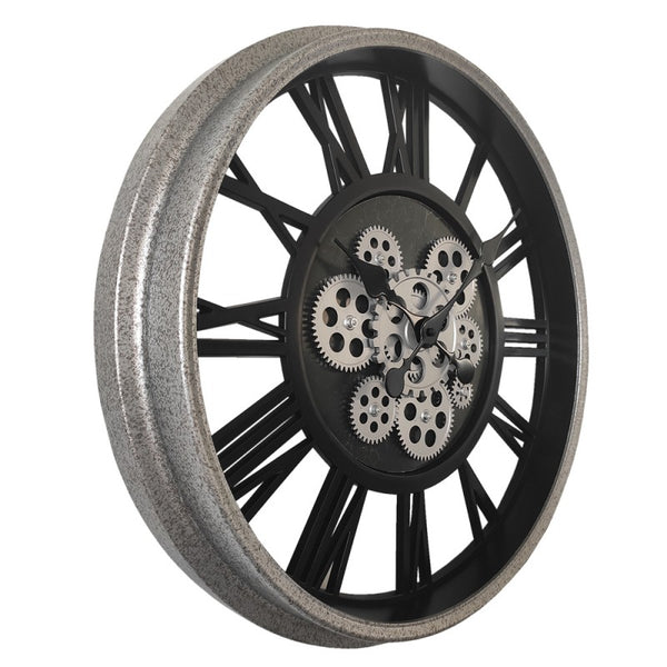 Orologio da Parete color Argento diametro 51 cm