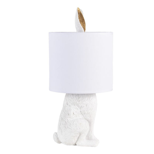 Lampada da Tavolo Coniglio Bianco Ø 20x45 cm