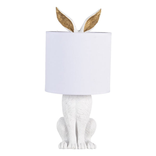Lampada da Tavolo Coniglio Bianco Ø 20x45 cm