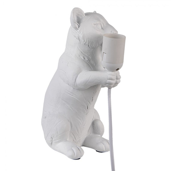 Lampada da Tavolo Tigre Bianco 17x11x25 cm