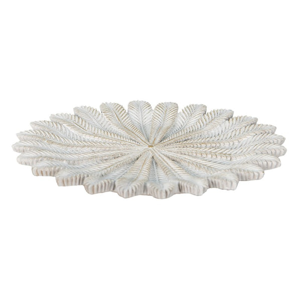 Scodella Decorativa Bianco e Oro con Rami