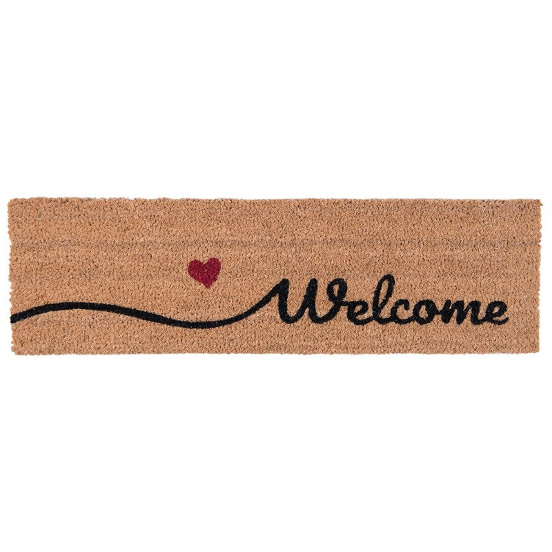 Blanc Mariclo zerbino rettangolare in cocco Welcome shabby chic Blanc Mariclo zerbino rettangolare in cocco Welcome shabby chic
