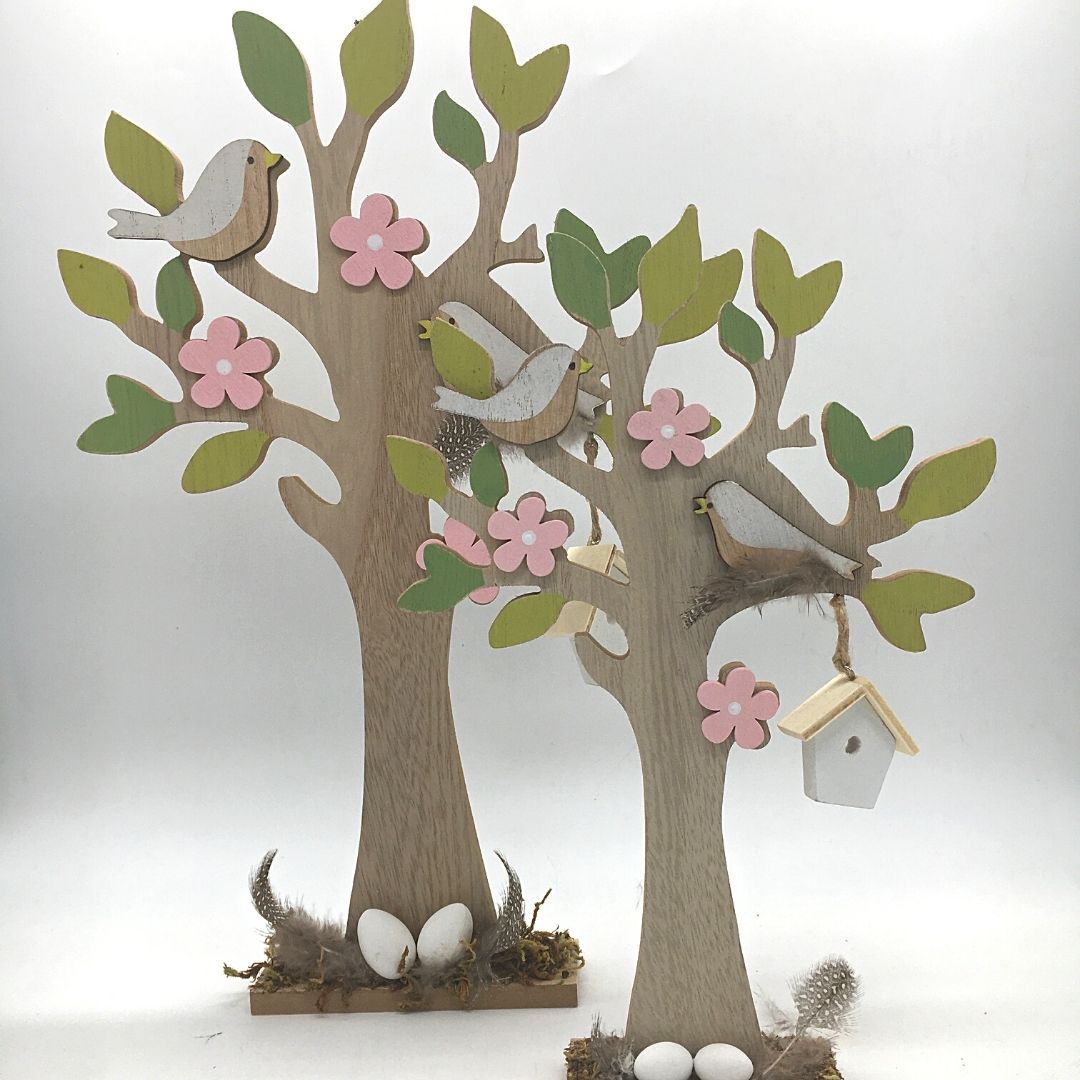 Albero di Pasqua Decorativo in Legno Giallo – Wonderful Day di Sara Pollini