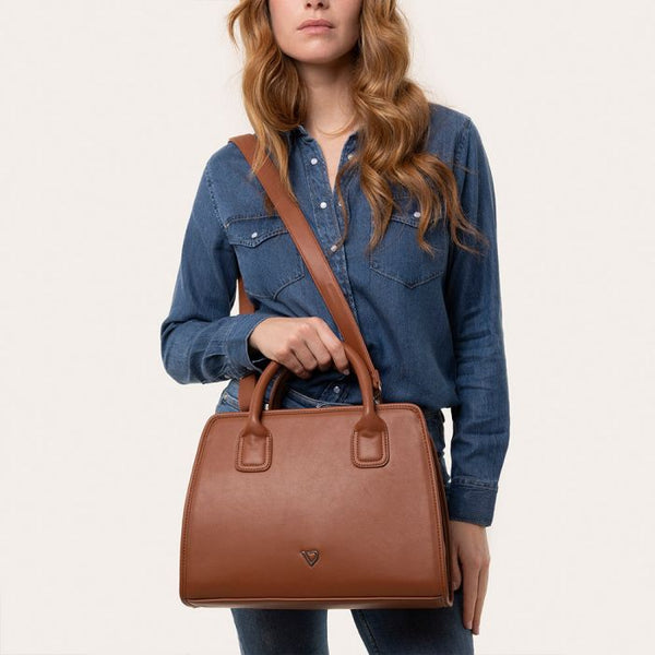 Borsa Tote Vestopazzo Loren Cuoio