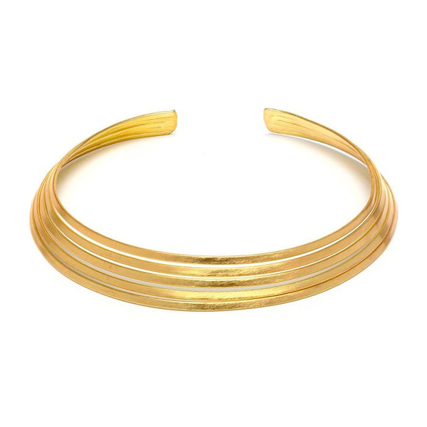 Girocollo Rigido 5 Linee in Ottone