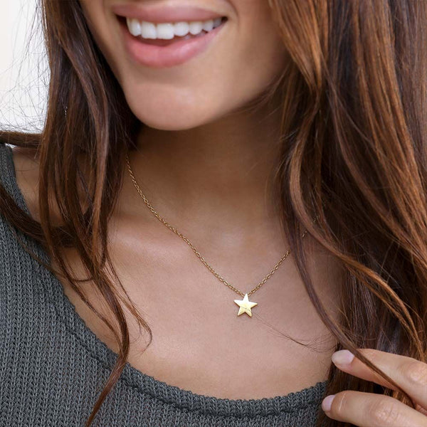 Collana Corta Stella in Ottone