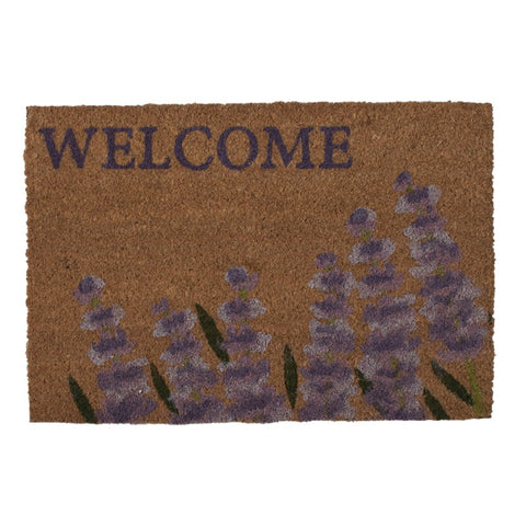 Zerbino Welcome Lavanda in Fibra di Cocco 60x40 cm