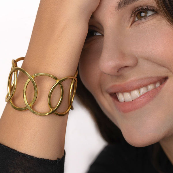 Bracciale Fascia Design in Ottone