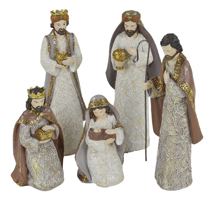 Statuette Presepe 5pz