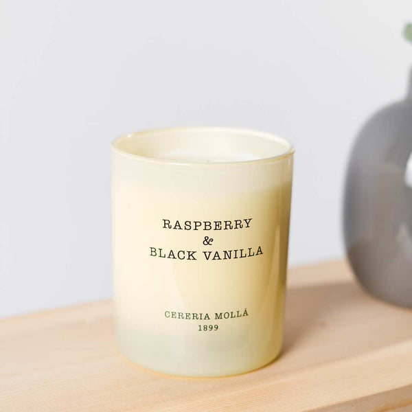 Scented Candle - Cereria Molla Raspberry & Black Vanilla