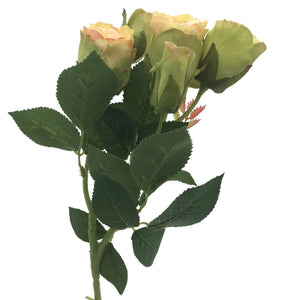 rose-perfette-artificiale-rosa-verde