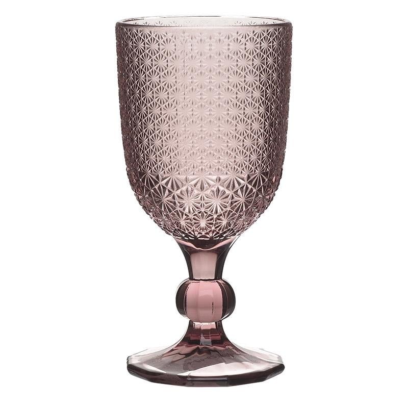 Set di 6 Bicchieri da Vino Rosa