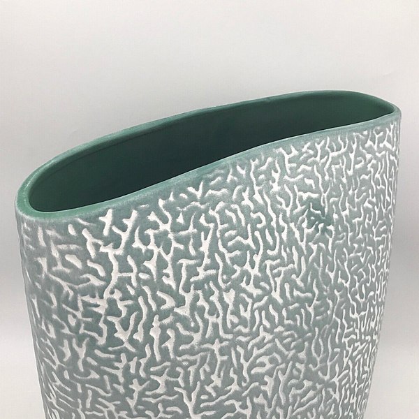 Vaso in Ceramica Verde Acqua