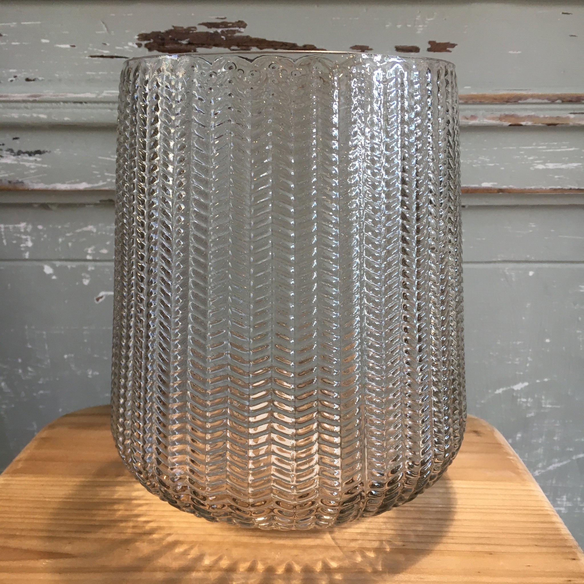 Vaso Trasparente Grano in Vetro – Wonderful Day di Sara Pollini