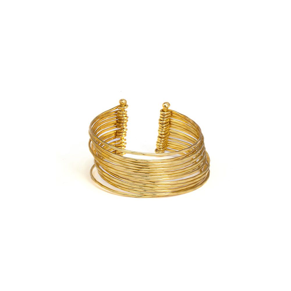 Bracciale Piccolo Battuto in Ottone